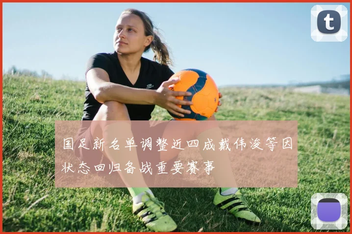 国足新名单调整近四成戴伟浚等因状态回归备战重要赛事